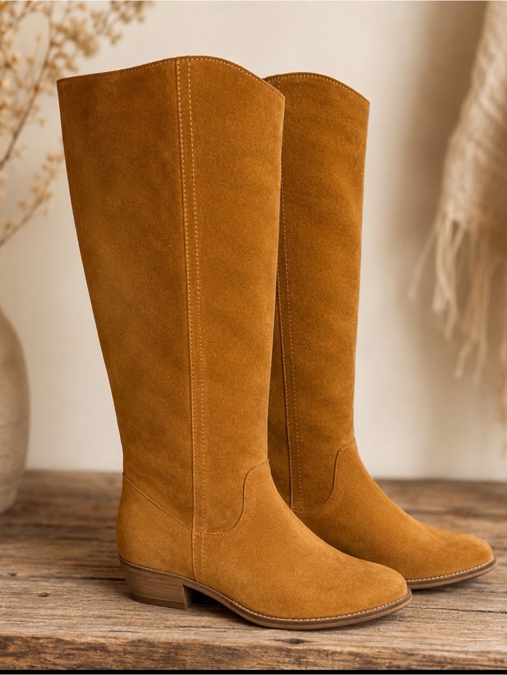 Diba tan tall Suede Boots size 7